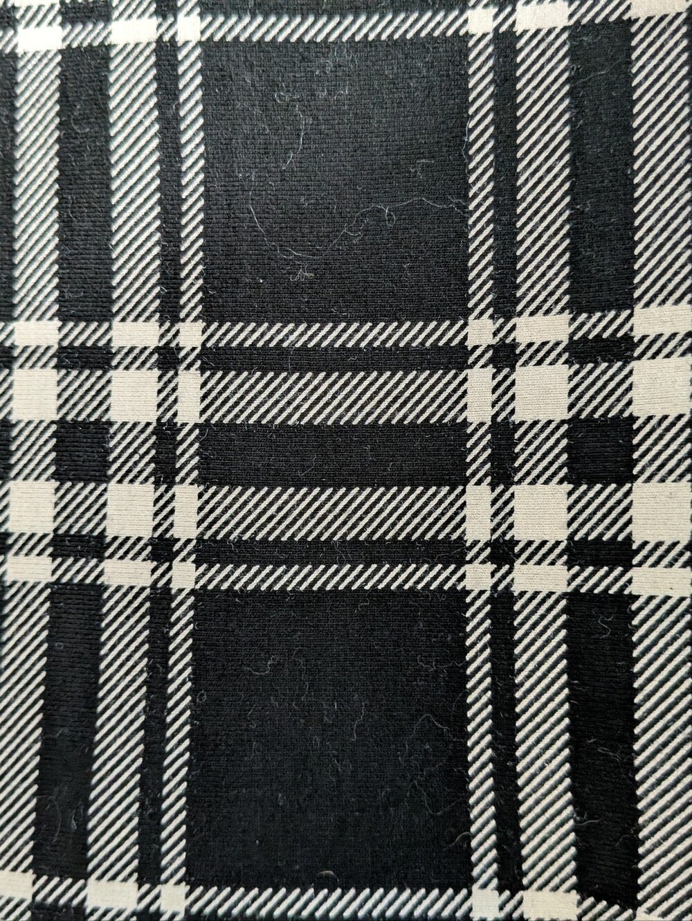 Classic Black and White Plaid Leggings